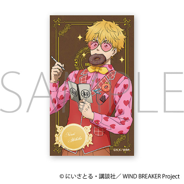 (Goods - Sticker) WIND BREAKER Holographic Sticker Akihiko Nirei ~Valentine's~