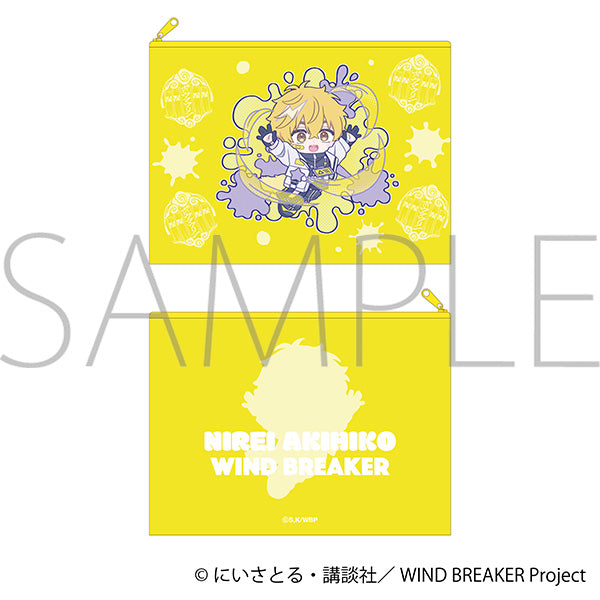 (Goods - Pouch) WIND BREAKER Flat Pouch Akihiko Nirei Pastel Pop