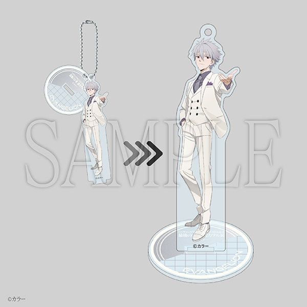 (Goods - Acrylic Stand) EVANGELION Acrylic Stand Keychain Kaworu Nagisa Type-C / Rebuild of Evangelion