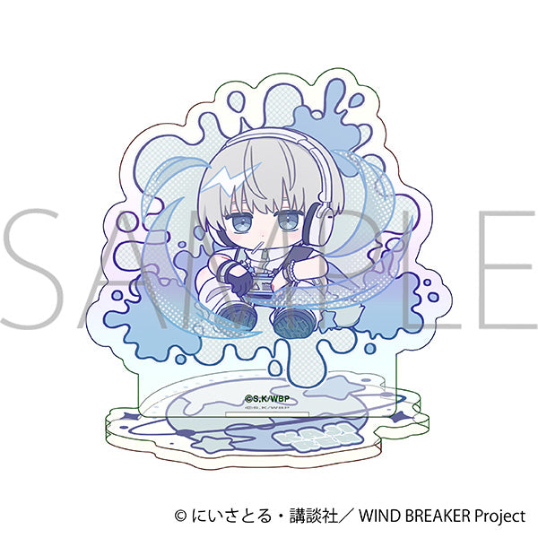 (Goods - Acrylic Stand) WIND BREAKER Mini Iridescent Acrylic Stand Ren Kaji Pastel Pop