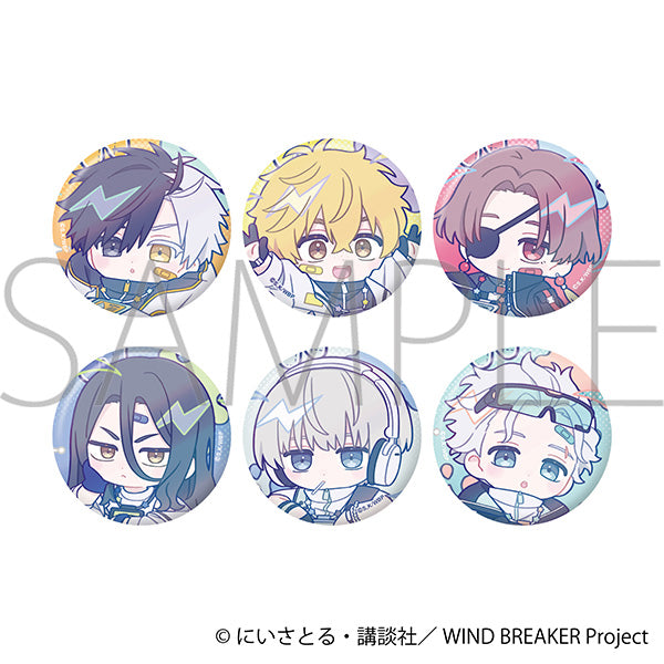 (Goods - Badge) WIND BREAKER Holographic Badge Collection Pastel Pop (Blind Box -Single)