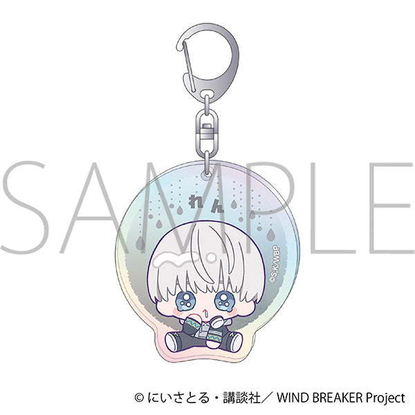 (Goods - Keychain) WIND BREAKER Holographic Keychain / Ren Kaji Minipiens