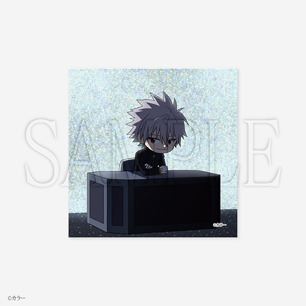 (Goods - Sticker) EVANGELION Glitter Sticker Chibi Kaworu Nagisa: Commander Suit / Rebuild of Evangelion