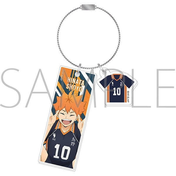 (Goods - Keychain) Haikyu!! Double Acrylic keychain Shoyo Hinata Everyone’s Jersey Numbers!
