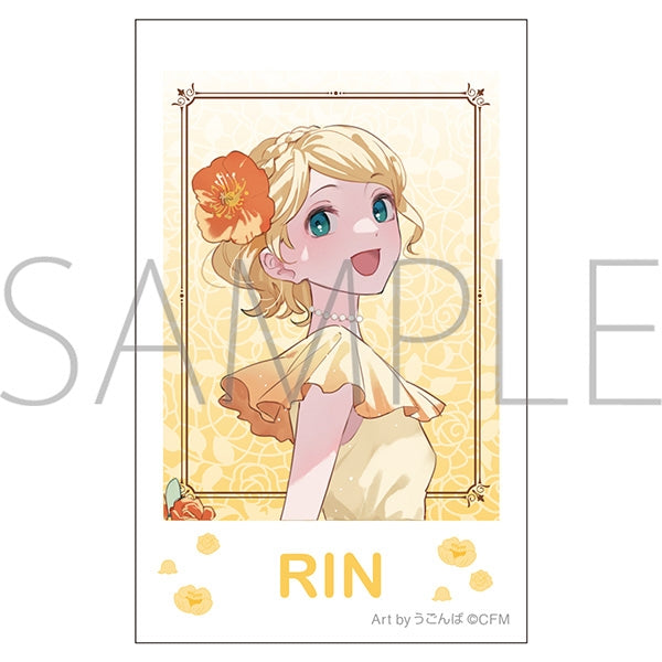 (Goods - Bromide) Hatsune Miku Series Instant Photo Print Kagamine Rin Party Dress Art by Ugonba