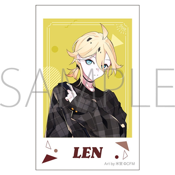 (Goods - Bromide) Hatsune Miku Series Instant Photo Print Kagamine Len Casual Clothes Art by Yonemuro