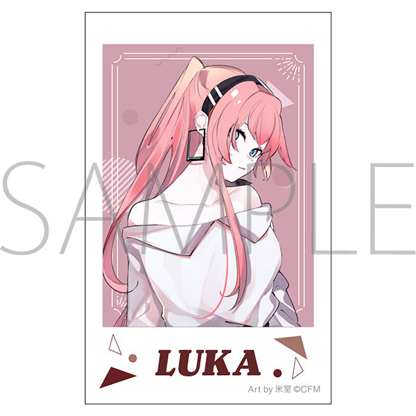 (Goods - Bromide) Hatsune Miku Series Instant Photo Print Megurine Luka Casual Clothes Art by Yonemuro