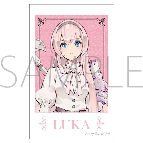 (Goods - Bromide) Hatsune Miku Series Instant Photo Print Megurine Luka Knight Art by Reita