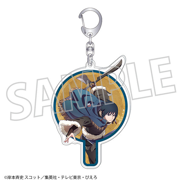 (Goods - Keychain) NARUTO Shippuden Acrylic Keychain Sasuke Uchiha Ninden Boukentan