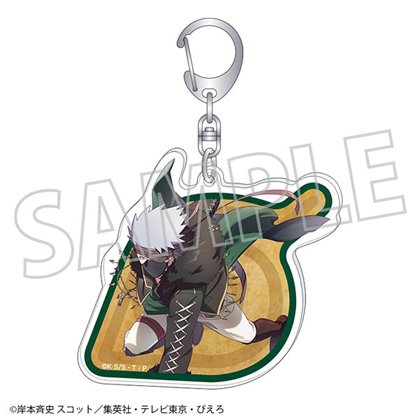 (Goods - Keychain) NARUTO Shippuden Acrylic Keychain Kakashi Hatake Ninden Boukentan