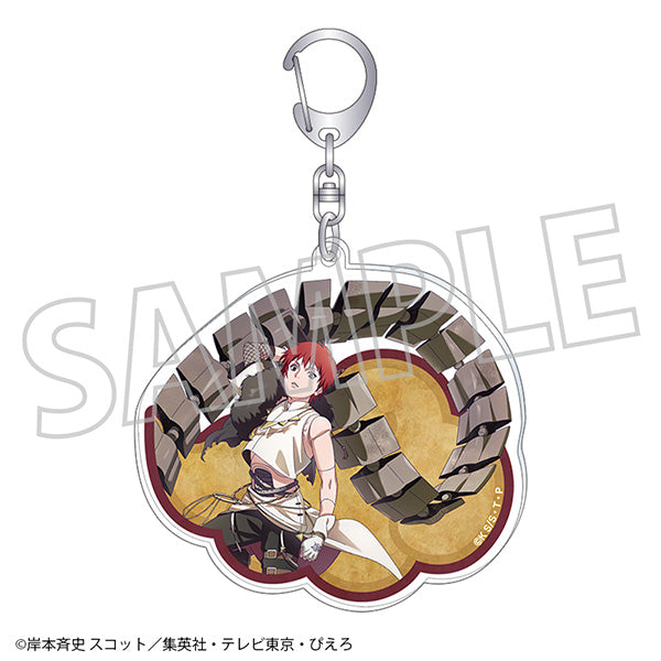 (Goods - Keychain) NARUTO Shippuden Acrylic Keychain Sasori Ninden Boukentan