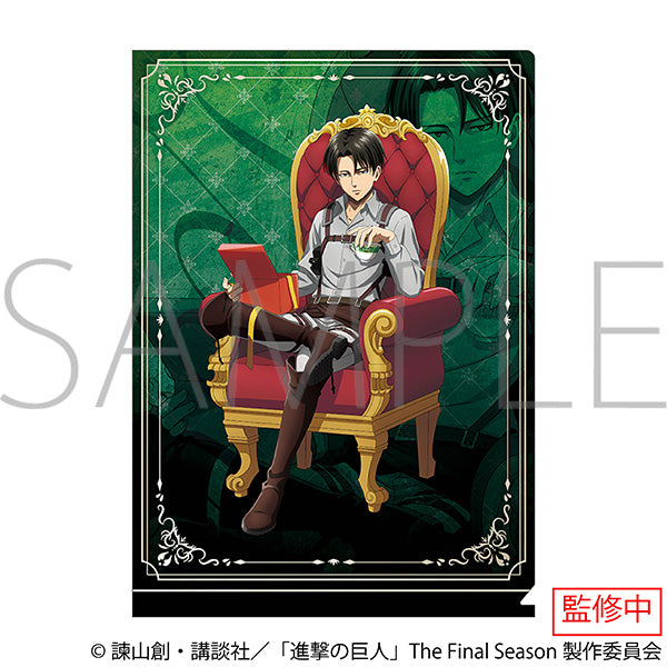 Goods - Clear File) Attack on Titan Clear File Levi