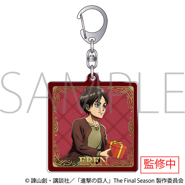 Goods - Keychain) Attack on Titan Acrylic Keychain Eren (Childhood)