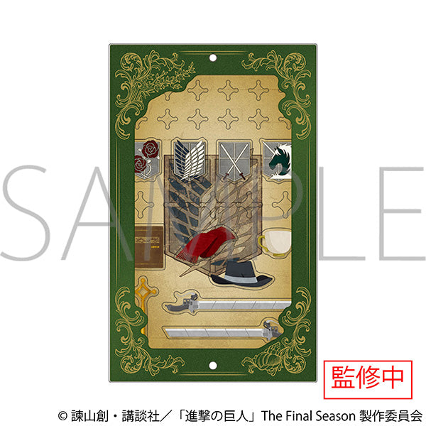(Goods - Acrylic Stand) Attack on Titan Attack on Titan PashaColle x Customania Carry
