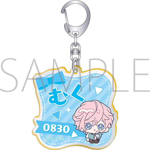 (Goods - Keychain) A3! Onamae Fuchikara Keychain Muku Sakisaka (Minipiens)