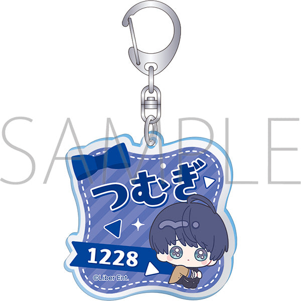 (Goods - Keychain) A3! Onamae Fuchikara Keychain Tsumugi Tsukioka (Minipiens)