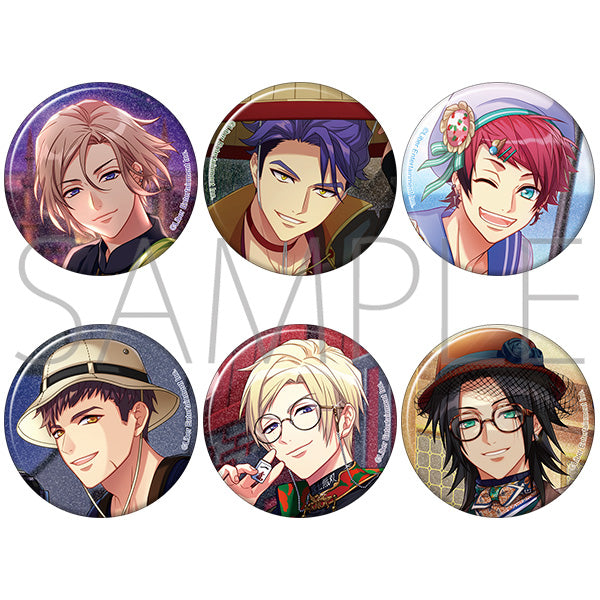 (Goods - Badge) A3! Chara Badge Collection Autumn Troupe (Blind Box -Single)