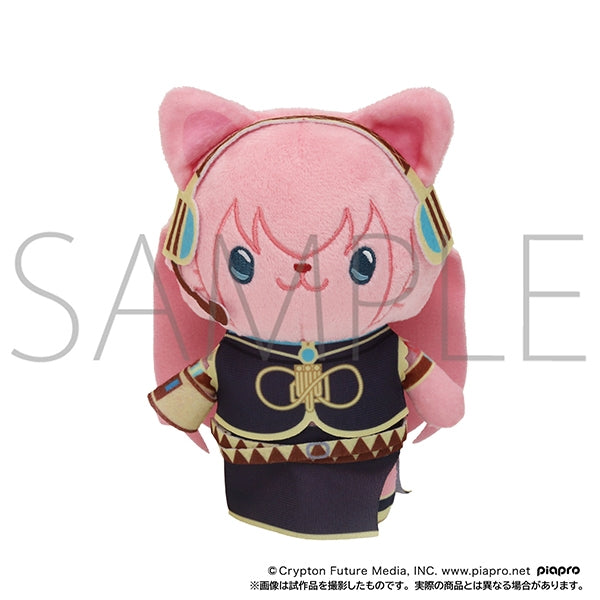 (Goods - Keychain) Hatsune Miku Series withCAT Plush Keychain w/ Eye Mask - Megurine Luka