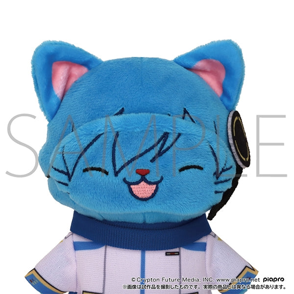 (Goods - Keychain) Hatsune Miku Series withCAT Plush Keychain w/ Eye Mask - KAITO