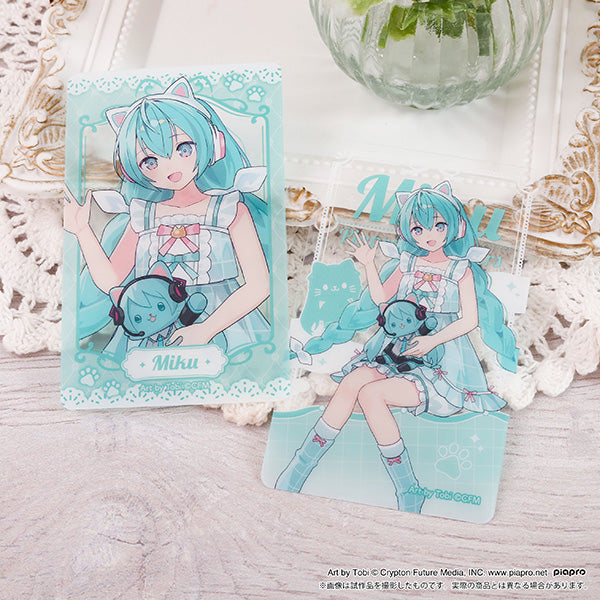 (Goods - Card) Hatsune Miku Series withCAT Clear Sheet Collection (Blind Box -Single)