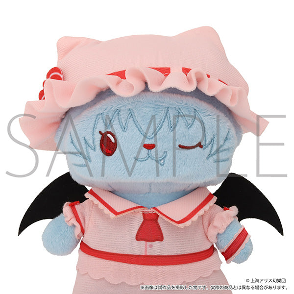 (Goods - Keychain) Touhou Project withCAT Plush With Eye Mask Keychain Remilia Scarlet
