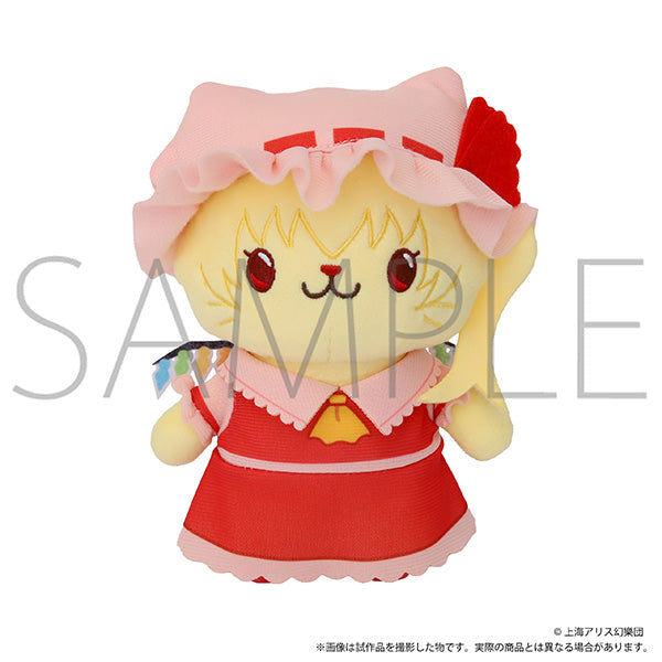 (Goods - Keychain) Touhou Project withCAT Plush With Eye Mask Keychain Flandre Scarlet
