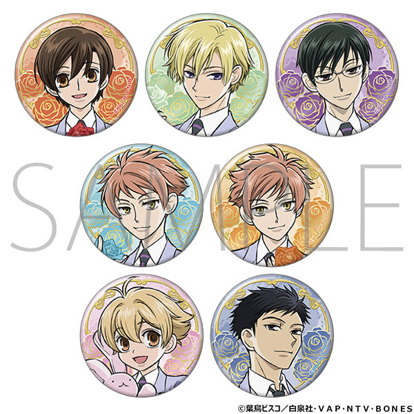 (Goods - Badge) Ouran High School Host Club Chara badge collections20th Anniversary (Blind Box -Single)