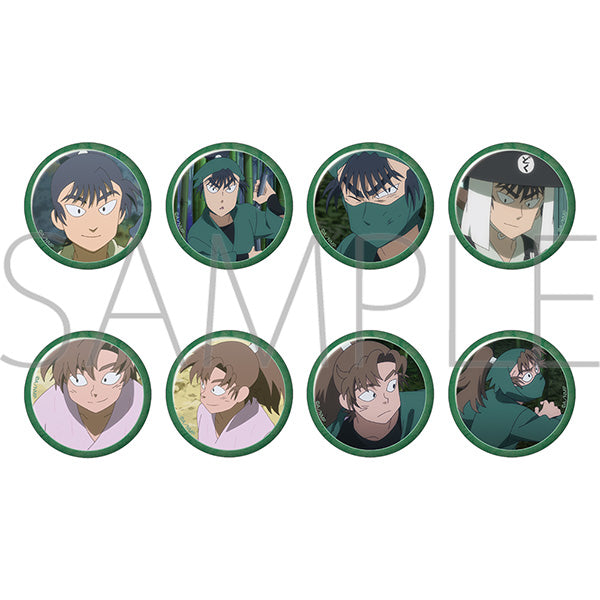 (Goods - Badge) Nintama Rantaro The Movie Invincible Master of the Dokutake Ninja Tomesaburo Kema & Isaku Zenpoji Chara Badge Collection (Blind Box -Single)