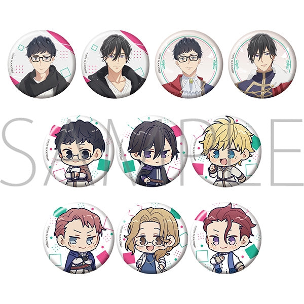 (Goods - Badge) TV Anime - The Other World's Books Depend on the Bean Counter Chara Badge Collection (Blind Box -Single)