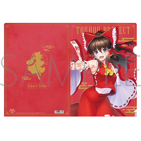 (Goods - Clear File) Touhou Project Silky Matte Clear File Reimu Hakurei
