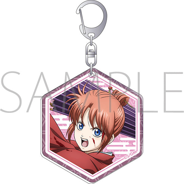 (Goods - Keychain) Gintama the Movie: Yoshiwara in Flames - Acrylic Keychain Yoshiwara in Flames Kagura