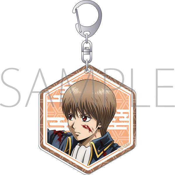 (Goods - Keychain) Gintama the Movie: Yoshiwara in Flames - Acrylic Keychain Yoshiwara in Flames Sougo Okita