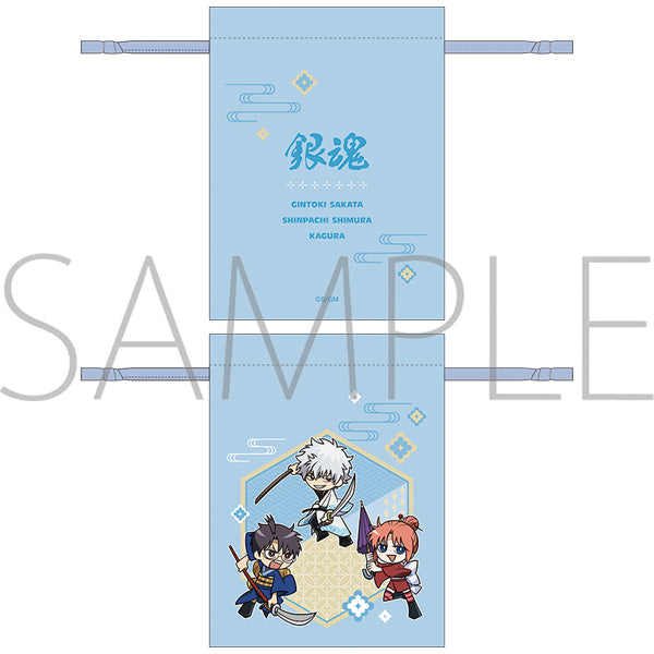 (Goods - Drawstring Pouch) Gintama the Movie: Yoshiwara in Flames - Drawstring Pouch Gintoki & Shinpachi & Kagura