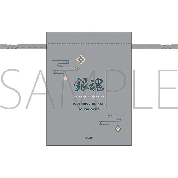 (Goods - Drawstring Pouch) Gintama the Movie: Yoshiwara in Flames - Drawstring Pouch Hijikata & Okita