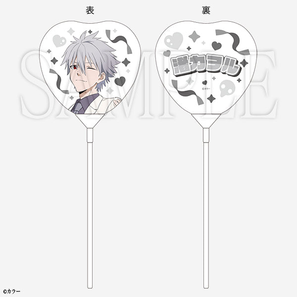 (Goods - Acrylic Stand) EVANGELION Heart-Shaped Acrylic Stick Kaworu Nagisa / Rebuild of Evangelion