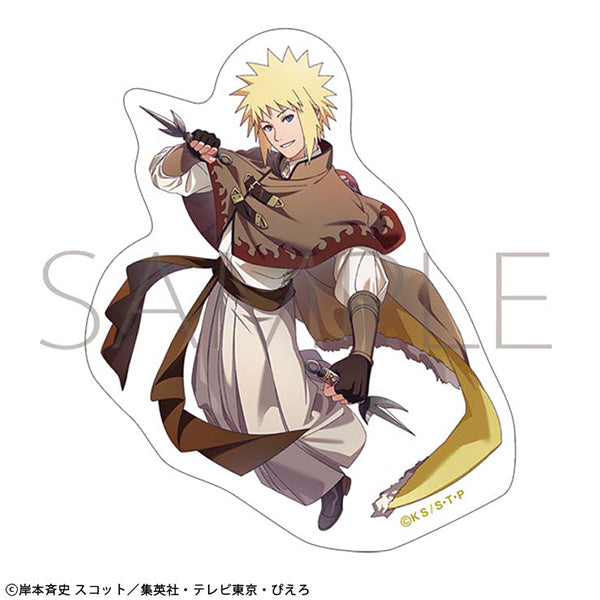 (Goods - Sticker) NARUTO Shippuden Sticker Minato Namikaze Ninden Boukentan