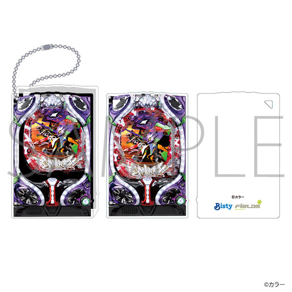 (Goods - Keychain) Evangelion Acrylic Block Keychain CR Evangelion X
