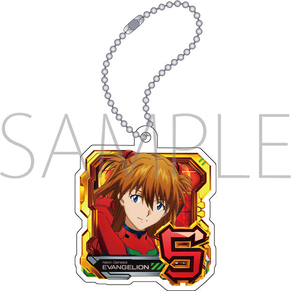(Goods - Keychain) Evangelion Acrylic Keychain Normal Pattern (Asuka)