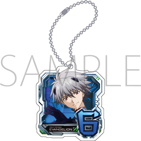 (Goods - Keychain) Evangelion Acrylic Keychain Normal Pattern (Kaoru)