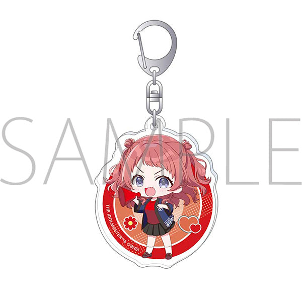 (Goods - Keychain) Gakuen iDOLM@STER Acrylic Keychain Saki Hanami Hatsuboshi School Festival Fair
