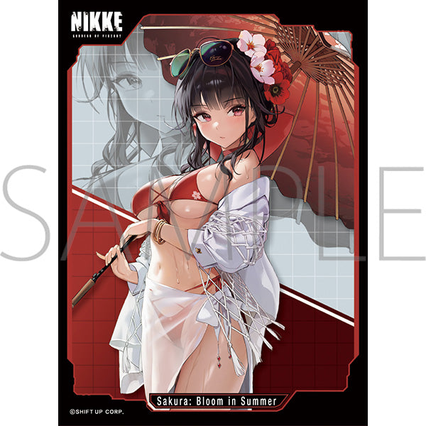 (Goods - Card Accessory) Movic Chara Sleeve Collection Mat Series GODDESS OF VICTORY: NIKKE - Sakura: Bloom in Summer (No. MT2306)
