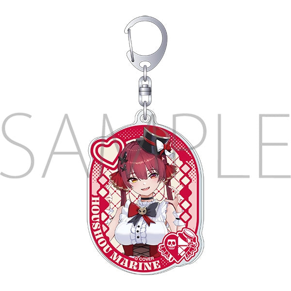 (Goods - Keychain) hololive Acrylic Keychain/Houshou Marine ONIKAWAII-ka Keikaku in animate