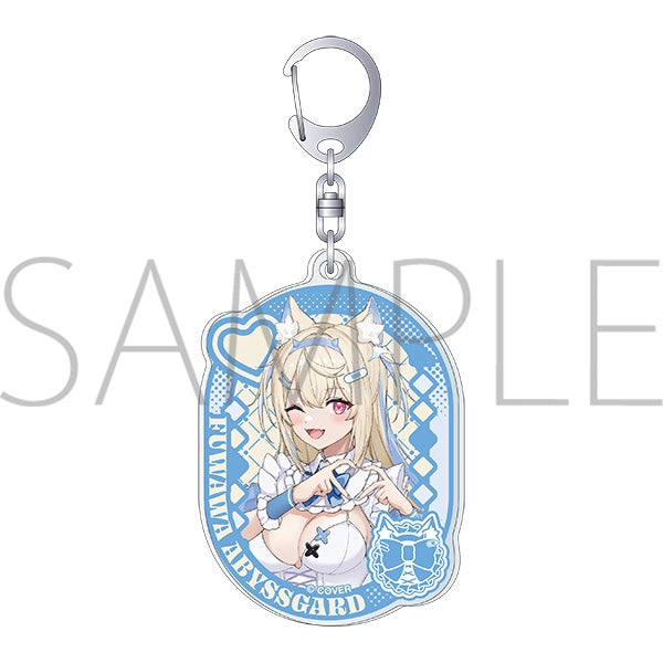 (Goods - Keychain) hololive Acrylic Keychain/Fuwawa Abyssgard ONIKAWAII-ka Keikaku in animate