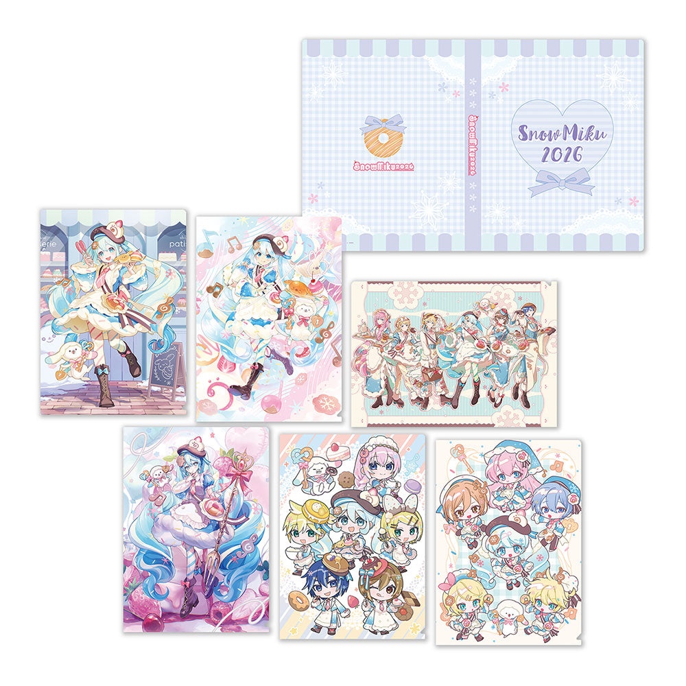 Goods - File) SNOW MIKU 2026 Clear File Complete Set | animate USA