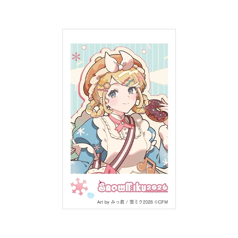 Alicenine ブロマイド Goods - Bromide) SNOW MIKU 2026 Instant Photo Print Kagamine Rin