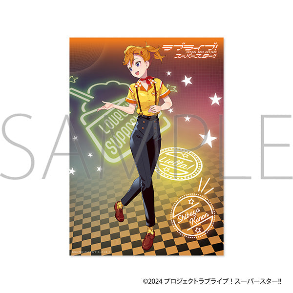 (Goods - Tapestry) Love Live! Superstar!! Clear Poster Kanon Shibuya