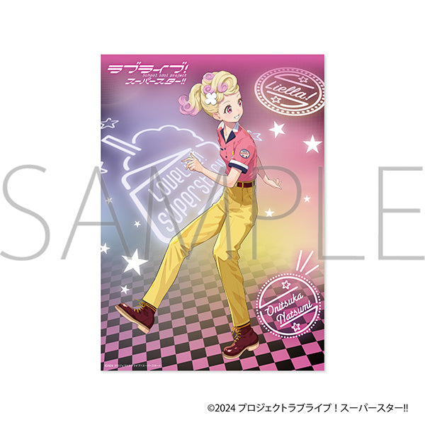 (Goods - Tapestry) Love Live! Superstar!! Clear Poster Natsumi Onitsuka