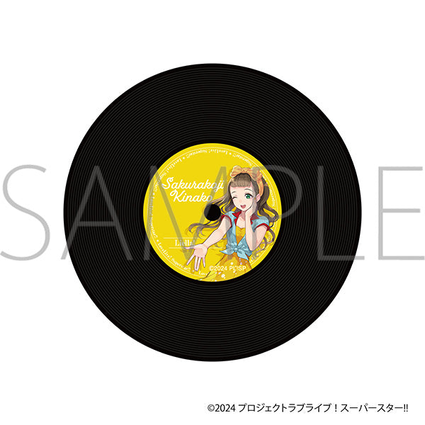 (Goods - Coaster) Love Live! Superstar!! Record Style Coaster Kinako Sakurakoji
