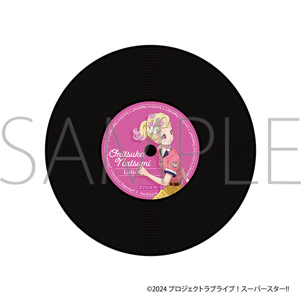 (Goods - Coaster) Love Live! Superstar!! Record Style Coaster Natsumi Onitsuka