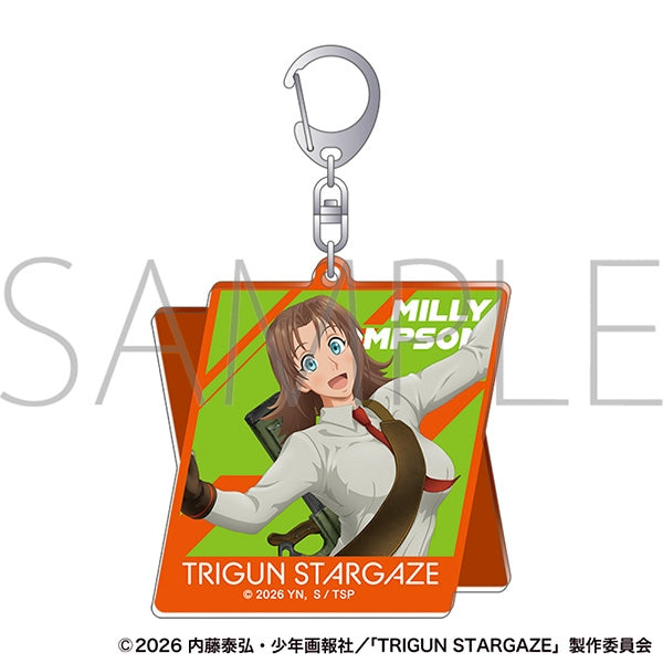 (Goods - Keychain) TRIGUN STARGAZE Acrylic Keychain - Milly Thompson